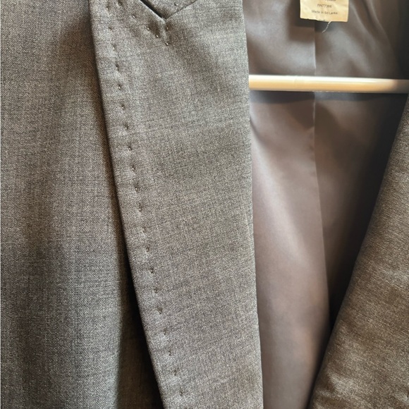 J. Crew Womens Gray Stretch Wool Blazer 2 Button Front Preppy Career Size 2 - Picture 6 of 6